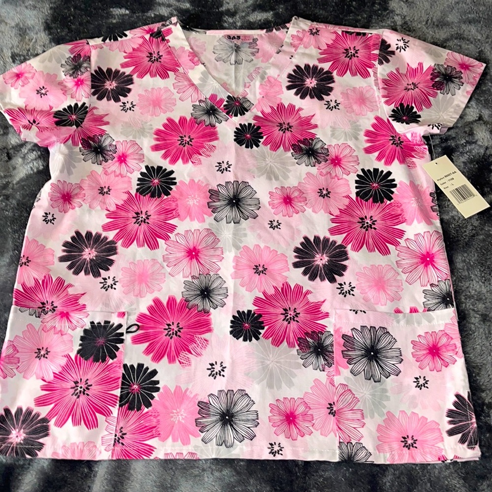 Women Scrub Top sz.L